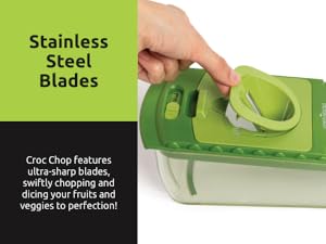 fullstar NEW Fullstar X OTOTO Croc Chop Vegetable Chopper & Slicer - Multifunctional Food Chopper, Crocodile Onion Cutter, Cool Kitchen Gadgets & Housewarming Gifts detail 3
