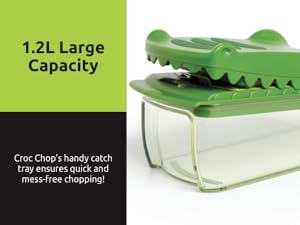 fullstar NEW Fullstar X OTOTO Croc Chop Vegetable Chopper & Slicer - Multifunctional Food Chopper, Crocodile Onion Cutter, Cool Kitchen Gadgets & Housewarming Gifts detail 4