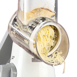 Round Mandoline Drum Slicer Rotary Cheese Grater Veggie Slicer Vegetable Carrot Shredder Nut Chopper Blue detail 6