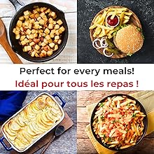 Starfrit Pro Fry Cutter & Cuber - 3-in-1 - Homemade French Fries, Slices and Diced Cubes Potato & Vegetable detail 11