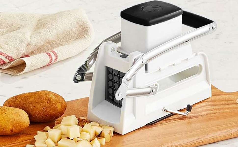 Starfrit Pro Fry Cutter & Cuber - 3-in-1 - Homemade French Fries, Slices and Diced Cubes Potato & Vegetable detail 12