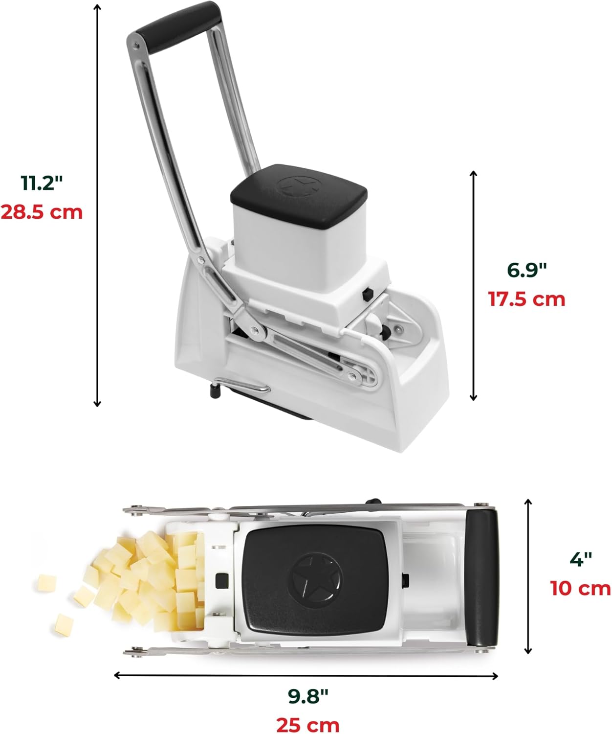 Starfrit Pro Fry Cutter & Cuber - 3-in-1 - Homemade French Fries, Slices and Diced Cubes Potato & Vegetable detail 15