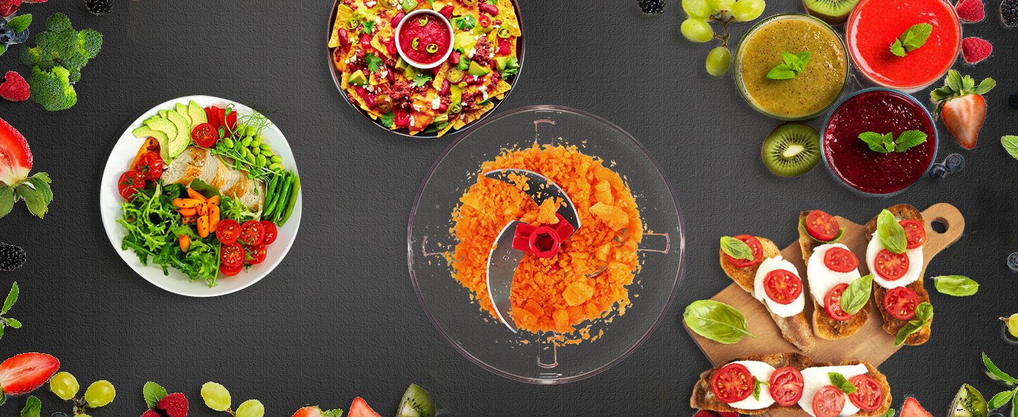 Manual Food Processor,8 Cup Hand Powered Crank Chopper,Mincer Blender with Clear Container,for Vegetables Meat Fruits Onions detail 6