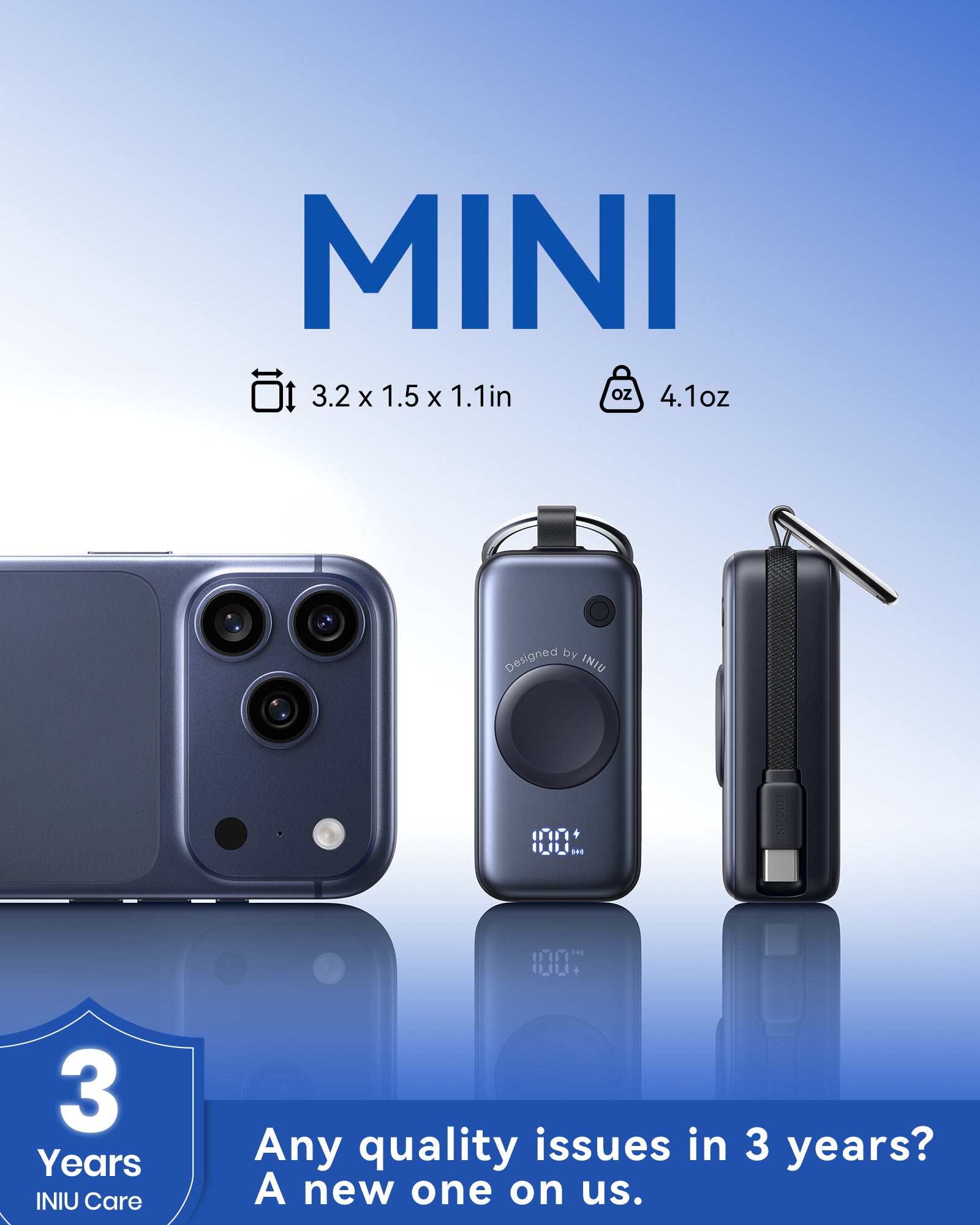 INIU SnapGo P81 Power Bank for iWatch 5W 5,000mAh - View 5