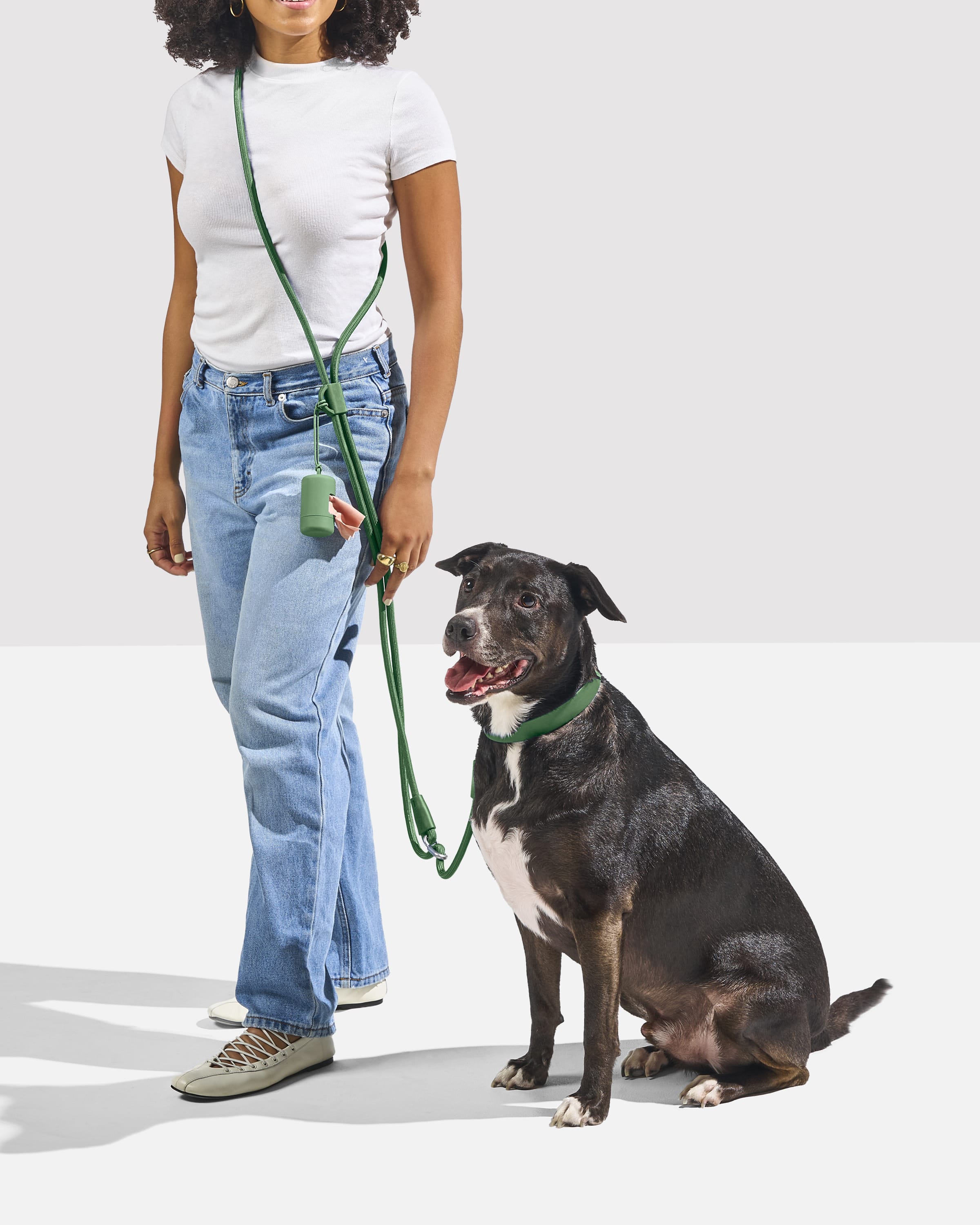 Waterproof Collar + Hands-Free Rope Leash Walk Kit - View 6